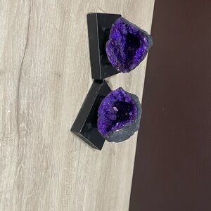 Purple Geode Pair